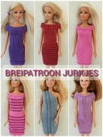 Breipatroon barbiekleertjes - 6 verschillende jurkjes, Ophalen, Nieuw, Breien, Patroon of Boek