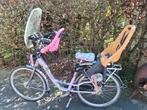 Montego mamafiets met kinderzitjes, 2 zitjes, Gebruikt, Windscherm, Ophalen