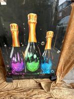Nieuw Glas Schilderij Dom Perignon Champagne 90 x 60, Ophalen