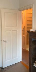 Originele wit gelakte binnendeuren, 6 exemplaren, Doe-het-zelf en Verbouw, Ophalen, Gebruikt, Minder dan 80 cm, Binnendeur