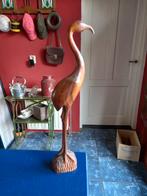 Houten vintage flamingo, Ophalen of Verzenden, Huis en Inrichting