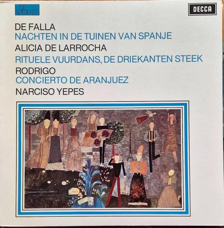 De Falla: Nachten In De Tuinen Van Spanje #l136#1, Cd's en Dvd's, Vinyl | Klassiek, Zo goed als nieuw, Classicisme, Opera of Operette