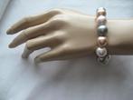 Parelkralen Armband in Pastel Kleuren, Sieraden, Tassen en Uiterlijk, Armbanden, Ophalen of Verzenden, Zo goed als nieuw, Overige kleuren