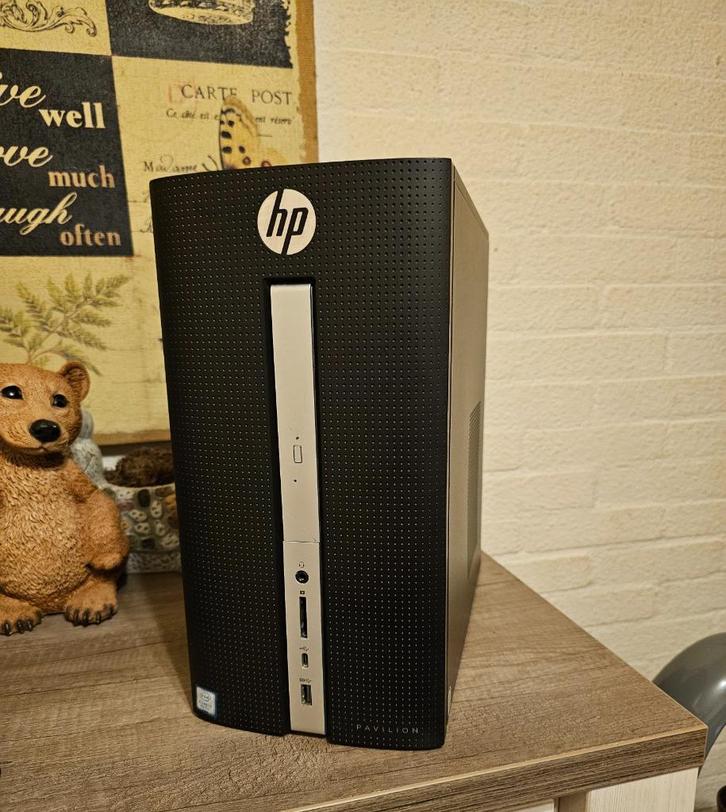 HP 570-P054ND Desktop Windows 11, Computers en Software, Desktop Pc's, Zo goed als nieuw, 3 tot 4 Ghz, SSD, 8 GB, Ophalen