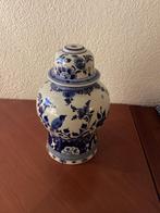 Prachtige onbeschadigde Delfts blauwe lampevoet/sierpot, Ophalen of Verzenden