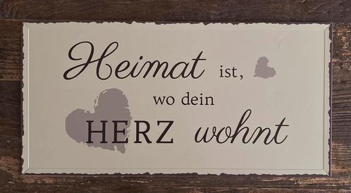 Wandbord met tekst Oostenrijk Tirol, Huis en Inrichting, Woonaccessoires | Tekstborden en Spreuken, Zo goed als nieuw, Ophalen of Verzenden