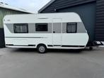 LMC 460E Sassino 2 aparte bedden 2023, Caravans en Kamperen, Caravans, Bedrijf, Treinzit, Schokbreker, 5 tot 6 meter