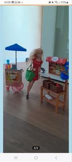 Groentekraam met barbie, Ophalen of Verzenden, Zo goed als nieuw, Barbie