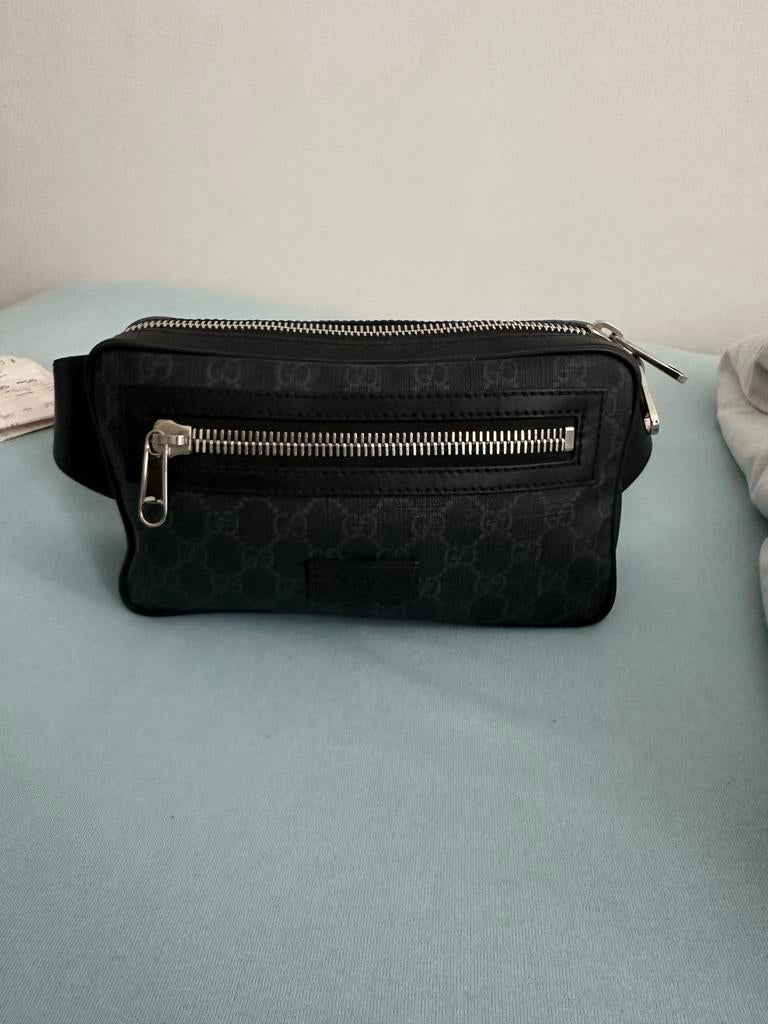 Gucci Belt Bag, Sieraden, Tassen en Uiterlijk, Tassen | Schoudertassen, Ophalen of Verzenden, Zo goed als nieuw, Zwart, Overige merken
