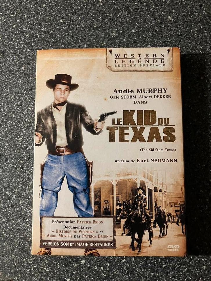 The Kid from Texas (1950) Audie Murphy - Import, Cd's en Dvd's, Dvd's | Klassiekers, Zo goed als nieuw, Actie en Avontuur, 1940 tot 1960