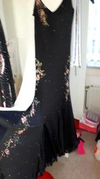 Zwarte ballroom dansjurk, Kleding | Dames, Ophalen, Zo goed als nieuw, Zwart, Overige typen