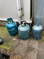 Drie gasflessen, Caravans en Kamperen, Ophalen of Verzenden, Gebruikt