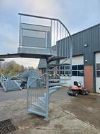 Stalen wenteltrap gegalv. Hoog 2.6mtr nob188, Ophalen, 2 tot 4 meter
