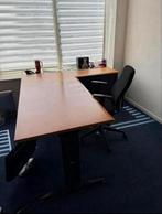 Gehele kantoorset bureau, kastje en bureaustoel, Huis en Inrichting, Bureaus, Ophalen, In hoogte verstelbaar, Gebruikt, Bureau