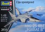 Modelbouw Revell 1:48 MiG-25 RBT FOXBAT B 3931 vliegtuig, Revell, Nieuw, Ophalen of Verzenden, Groter dan 1:72