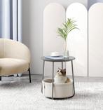 Bijzettafel rond kleine tafel salontafel klein woonkamertafe, Minder dan 55 cm, Metaal of Aluminium, Rond, Nieuw