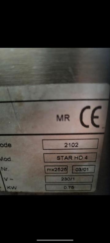 Hotdog Machine STAR HD 4 beschikbaar voor biedingen