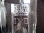 Koninklijk Engels limonadeglas Edward met kroon ca. 1900, Verzamelen, Koninklijk Huis en Royalty, Ophalen of Verzenden, Zo goed als nieuw