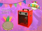 Carnaval! Staande heater 3300W huren Deventer buitenfeest, Ophalen, Nieuw, Carnaval