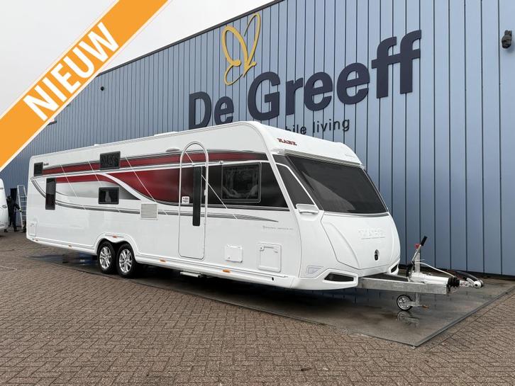 Kabe Imperial 880 BTDL, Caravans en Kamperen, Caravans, Bedrijf, meer dan 6, 2000 kg en meer, Treinzit, Kabe, Frans bed, Overige typen
