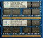4GB DDR2 2x 2GB PC2-5300S 667MHz Nanya SODIMM 0844 0844, Computers en Software, RAM geheugen, Gebruikt, Verzenden, DDR2, 667MHz