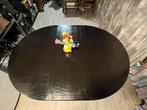 Robuuste Belgische eiken keuken-tafel, Ophalen, Gebruikt, Robuust Belgisch, 100 tot 150 cm