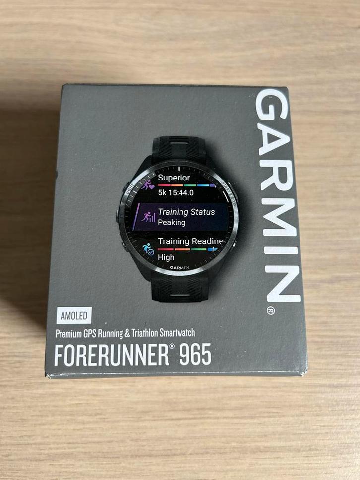 Garmin Forerunner 965 horloge - 3 maanden oud met garantie, Sieraden, Tassen en Uiterlijk, Sporthorloges, Zo goed als nieuw, Android