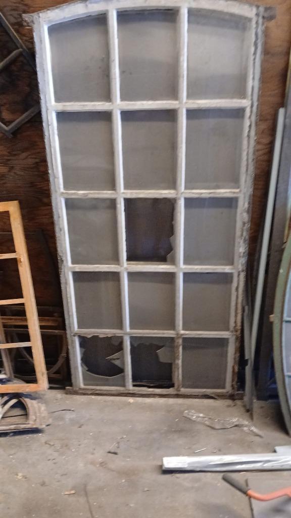 4 echt grote gietijzeren stalramen 77/165 SLECHTS €85,00/ST., Antiek en Kunst, Curiosa en Brocante, Ophalen