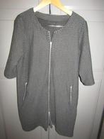 G623 Dreamstar mt XXL jurk tweewegrits grijs zwart reliëf, Kleding | Dames, Dreamstar, Verzenden, Maat 46/48 (XL) of groter, Zo goed als nieuw