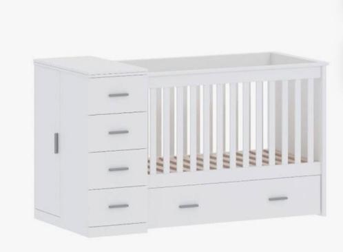 Combiledikant: bedje, laatjes, commode en kastje, Kinderen en Baby's, Kinderkamer | Commodes en Kasten, Gebruikt, 50 tot 70 cm