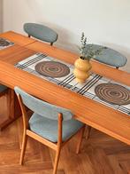 Vintage tafel Deens Design Gansbo teak hout jaren 50/60/70, Huis en Inrichting, Ophalen, Gebruikt, Vintage, 200 cm of meer