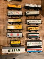 fleischmann wagons met reclame, Gelijkstroom, Fleischmann, Wagon, Ophalen of Verzenden