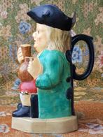 Zeldzame oude muziekdoos uit Engeland als Toby jug 23,5 cm., Antiek en Kunst, Antiek | Porselein, Ophalen of Verzenden