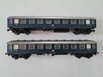 2 Fleischmann H0 DB rijtuigen 1501, Gebruikt, Gelijkstroom, Fleischmann, Wagon