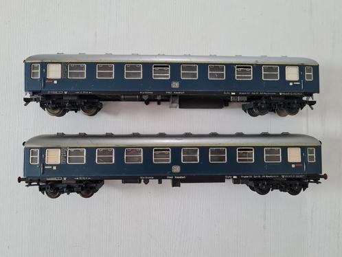2 Fleischmann H0 DB rijtuigen 1501, Hobby en Vrije tijd, Modeltreinen | H0, Gebruikt, Wagon, Gelijkstroom, Fleischmann, Ophalen of Verzenden