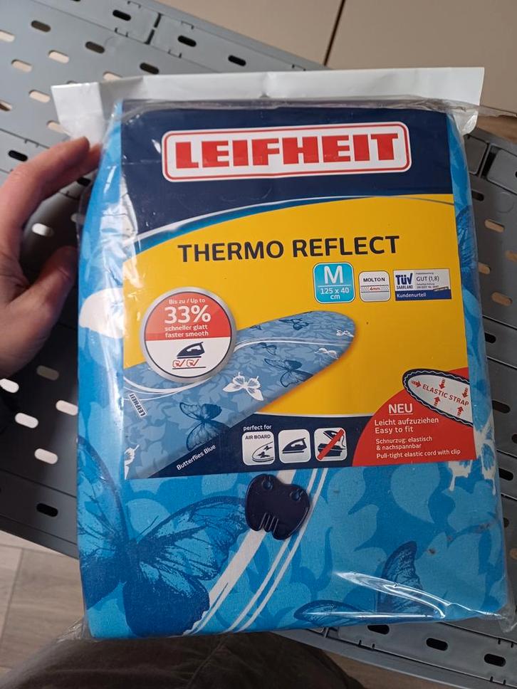 Leifheit Thermo Reflect Strijkplankhoes - Nieuw, Witgoed en Apparatuur, Strijkijzers en Strijkplanken, Nieuw, Ophalen