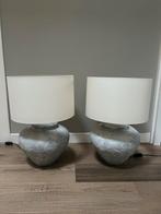 Twee mooie lampen met betonnen voet, Huis en Inrichting, Ophalen, Gebruikt, Overige materialen, Minder dan 50 cm