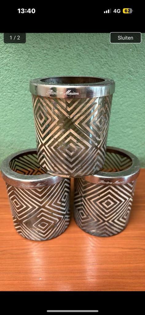 Rivièra Maison, Huis en Inrichting, Woonaccessoires | Kandelaars en Kaarsen, Zo goed als nieuw, Minder dan 25 cm, Overige materialen