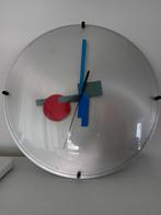 Vintage Nicolai Canetti Postmodern Wandklok, Ophalen of Verzenden, Gebruikt, Analoog, Wandklok