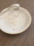 Vintage Zenith Gouda Schaal met Handvat en Gouden Details, Antiek en Kunst, Ophalen of Verzenden