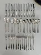 Verzilverd 2x 12 delig bestek ( zonder bestekcassette), Antiek en Kunst, Ophalen of Verzenden
