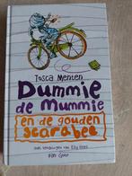 Dummie de Mummie en de gouden scarabee - Tosca Menten, Ophalen of Verzenden, Zo goed als nieuw, Tosca Menten, Fictie algemeen