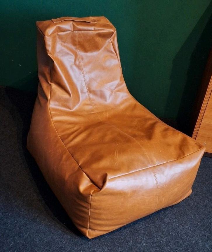 Zitzak XL - cognac, Huis en Inrichting, Zitzakken, Zo goed als nieuw, Zitzak, Bruin, Ophalen