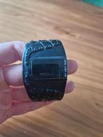 Diesel vintage horloge zwart, Overige merken, Polshorloge, Ophalen of Verzenden, Leer