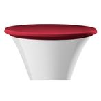 Tafel tophoes stretch 80 tot 85 cm kleur bordeaux, Ophalen of Verzenden, Nieuw, Rond