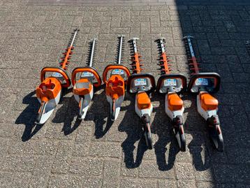 Stihl accu heggenscharen te koop beschikbaar voor biedingen
