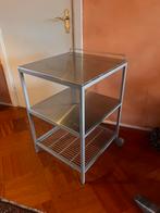 Ikea trolley RVS / chrome, Huis en Inrichting, Keuken | Keukenelementen, Ophalen, Minder dan 50 cm, Zo goed als nieuw, Minder dan 100 cm