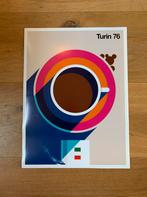 Poster Turin 76 Bo Lundberg 30x40, Verzamelen, Posters, Ophalen of Verzenden, Zo goed als nieuw, A1 t/m A3, Rechthoekig Staand