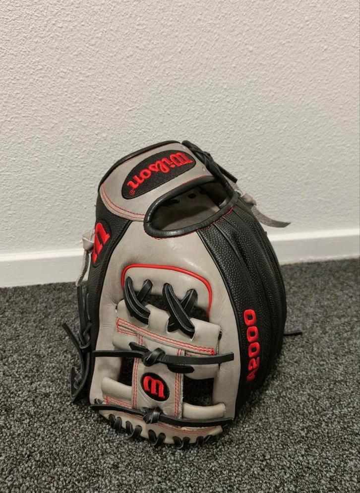 Z.g.a.n. 11,25" Wilson A2000 handschoen, Sport en Fitness, Honkbal en Softbal, Zo goed als nieuw, Handschoen, Honkbal, Ophalen of Verzenden