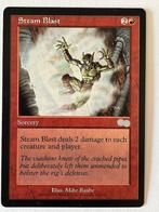 MtG : Urza's Saga - Steam Blast - uncommon, Ophalen, Zo goed als nieuw, Losse kaart